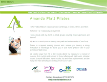 Tablet Screenshot of amandaplattpilates.co.uk